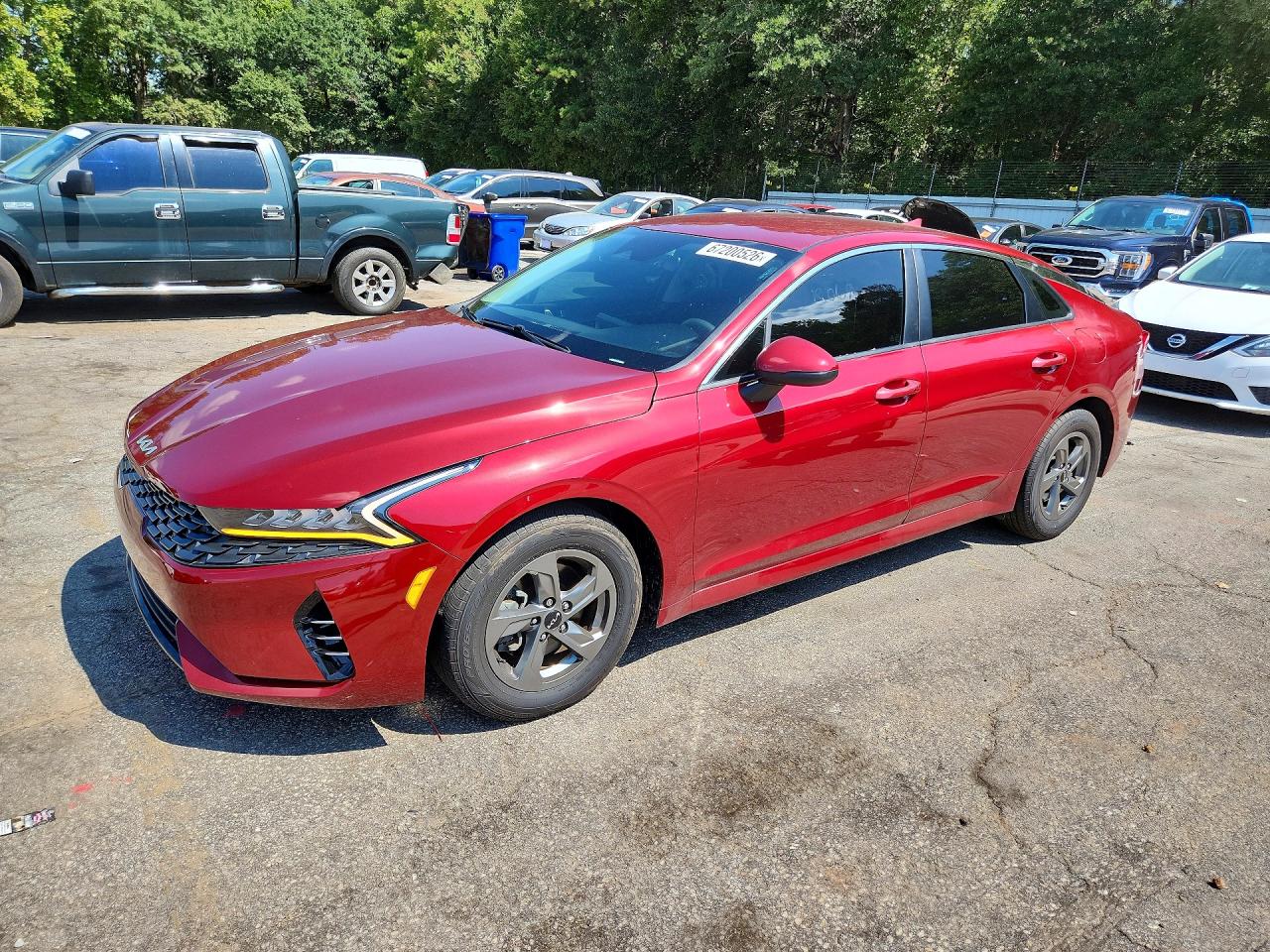 2022 Kia K5 LXS, rot, 209.071 km, Import USA — Foto 1