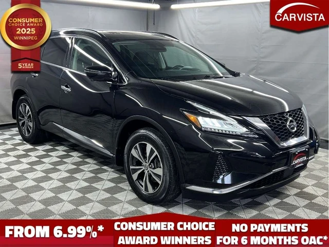 2021 Nissan Murano SV AWD - 1OWNER/REMOTE START -, schwarz, 67.400 km, Import Kanada — Foto 1