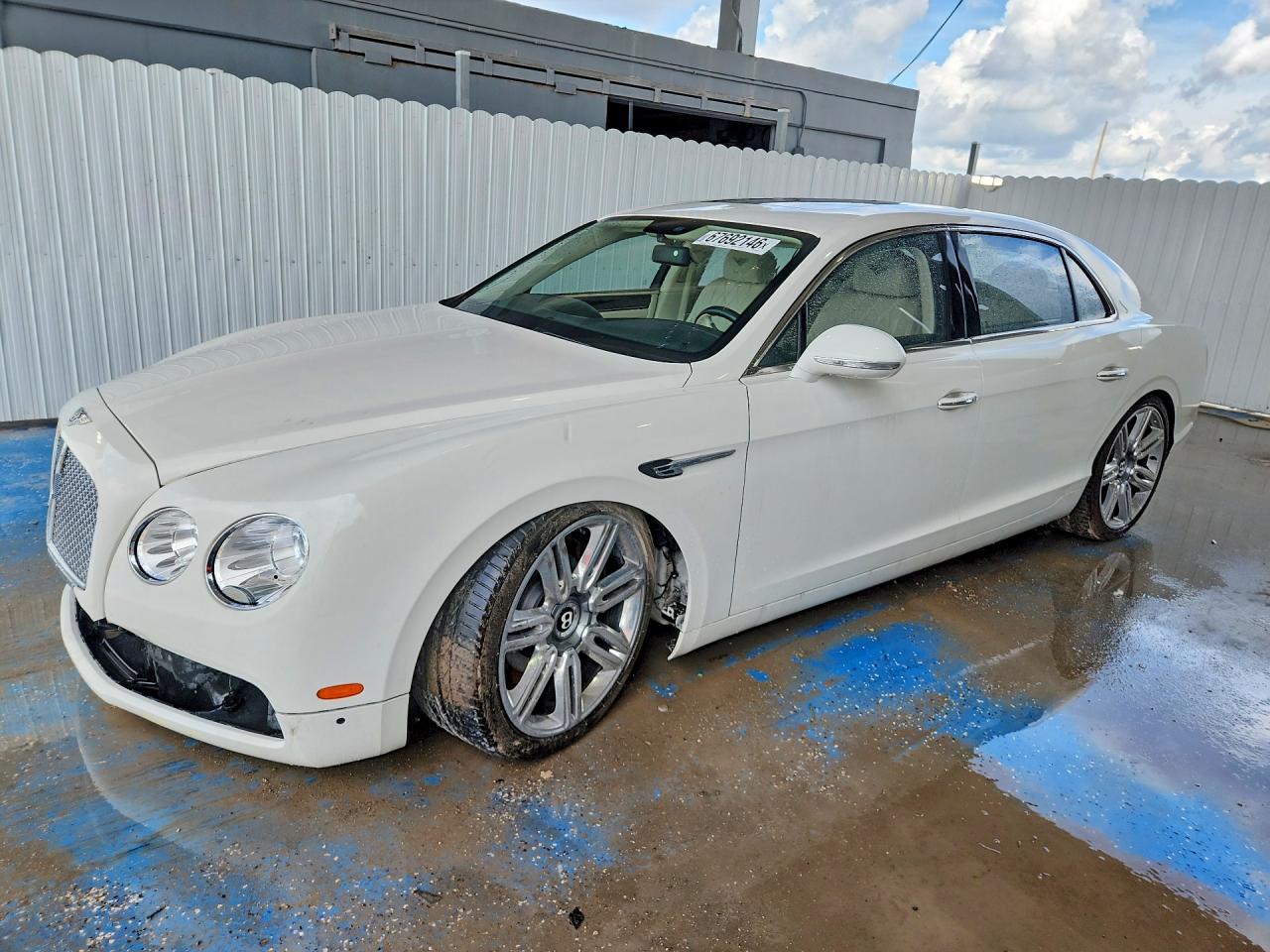 2016 Bentley FLYING SPUR, weiß, 59.515 km, Import USA — Foto 1