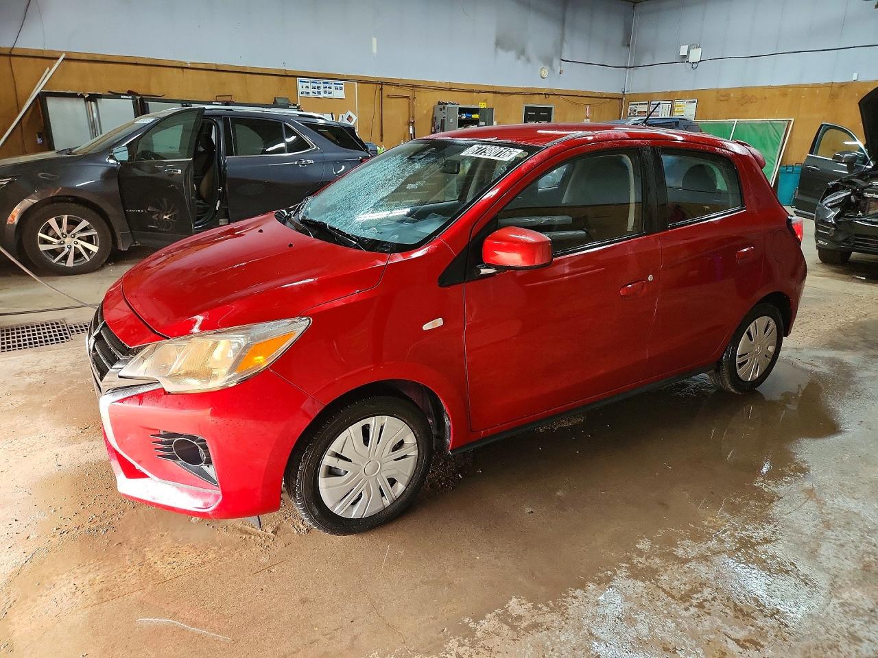 2024 Mitsubishi MIRAGE ES, rot, 49.180 km, Import USA — Foto 1