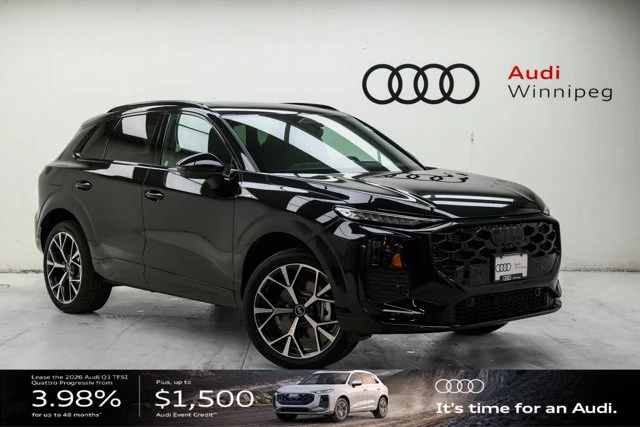 2026 Audi Q3 Technik, schwarz, 18 km, Import Kanada — Foto 1