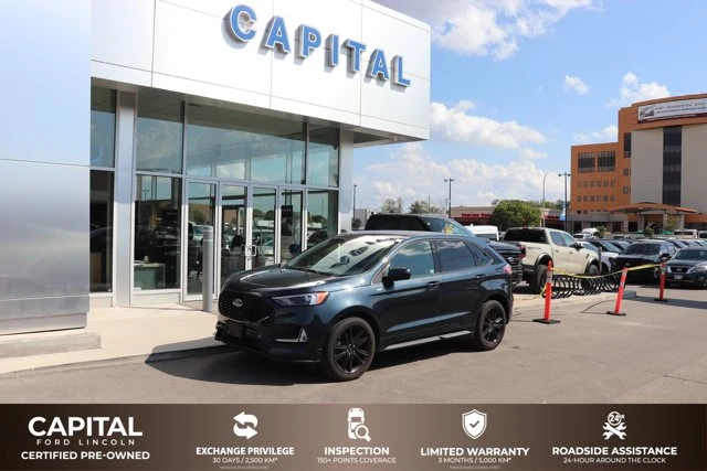 2024 Ford Edge SEL, blau, 40.213 km, Import Kanada — Foto 1 z 19 2024 Ford Edge SEL, blau, 40.213 km, Import Kanada — Foto 1 z 19