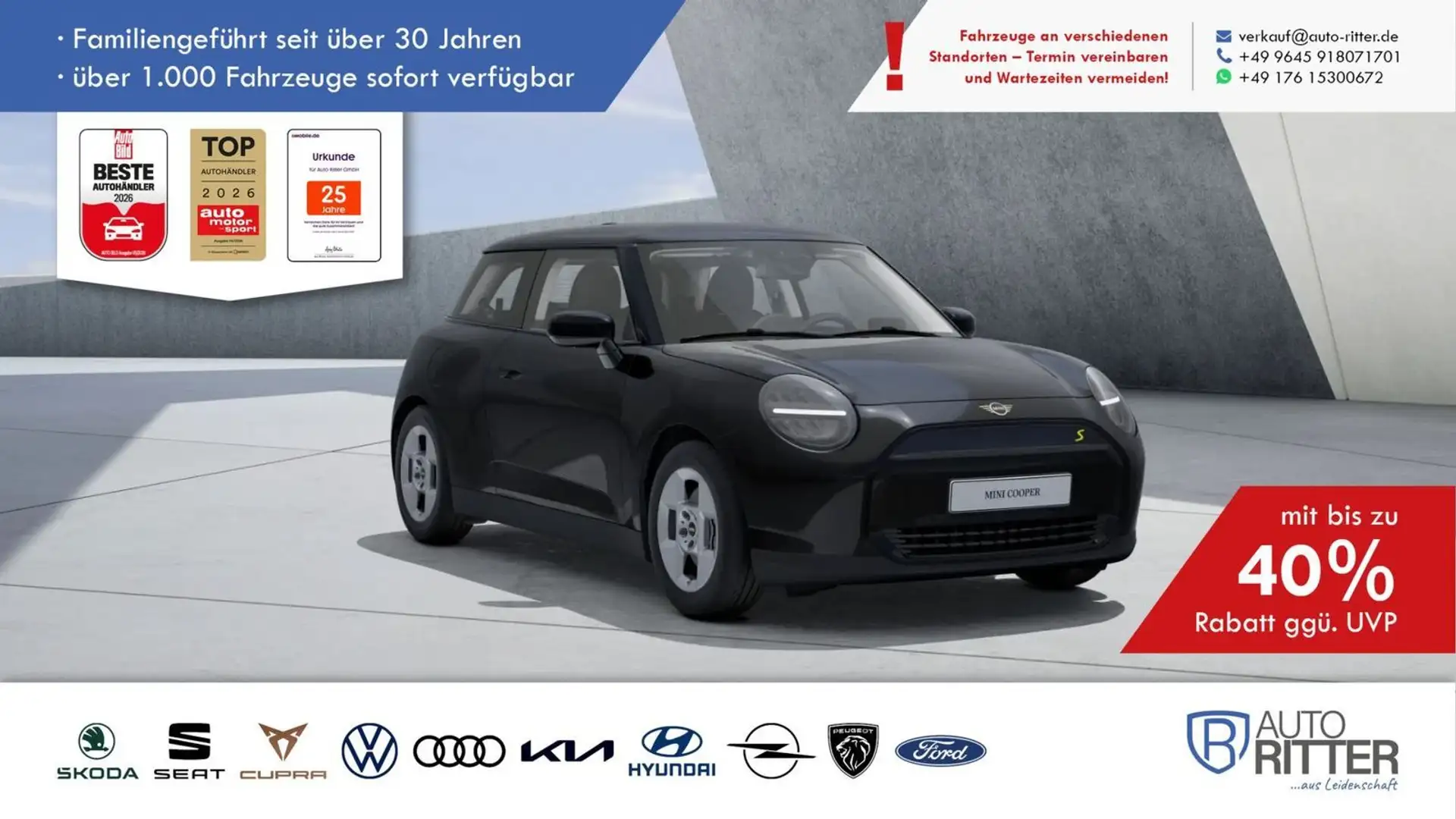 2026 MINI Cooper, 3.500 km, Německo — Foto 1