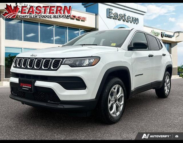 2026 Jeep Compass Sport | Back-Up Camera | Keyless Entry and Keyless Start |, weiß, 16 km, Import Kanada — Foto 1