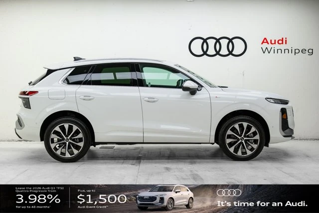 2026 Audi Q3 Technik, weiß, 20 km, Import Kanada — Foto 4 z 20