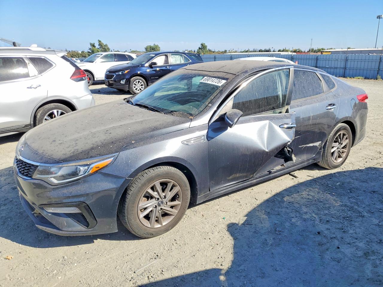 2020 Kia OPTIMA LX, grau, 160.639 km, Import USA — Foto 1