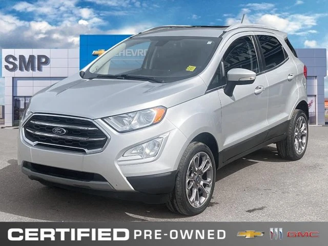 2020 Ford Eco Sport Titanium | AWD | Leather | Sunroof | Navigation |, silber, 84.035 km, Import Kanada — Foto 1