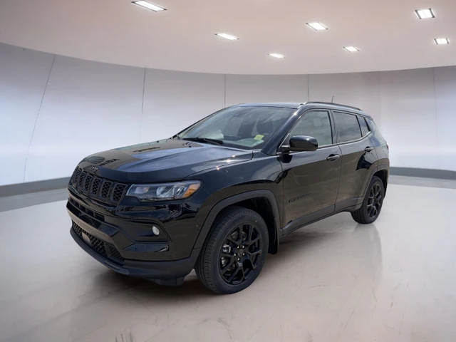 2026 Jeep Compass Latitude, schwarz, 1 km, Import Kanada — Foto 1
