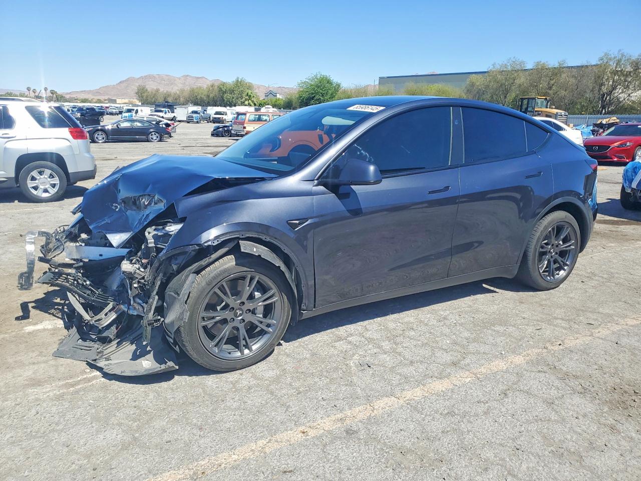 2024 Tesla MODEL Y, grau, 23.582 km, Import USA — Foto 1 2024 Tesla MODEL Y, grau, 23.582 km, Import USA — Foto 1