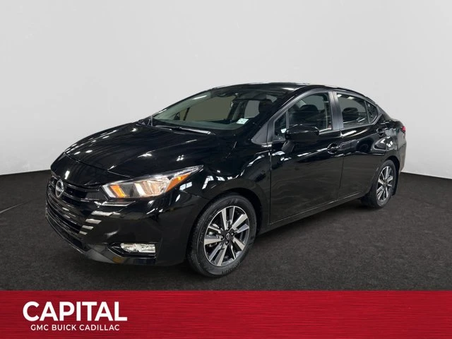 2025 Nissan Versa SV, schwarz, 36.858 km, Import Kanada — Foto 1