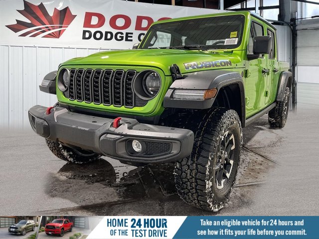 2026 Jeep Gladiator Rubicon | Leather Heated Seats | Class IV hitch receiver | 4x4, grün, 28 km, Import Kanada — Foto 1