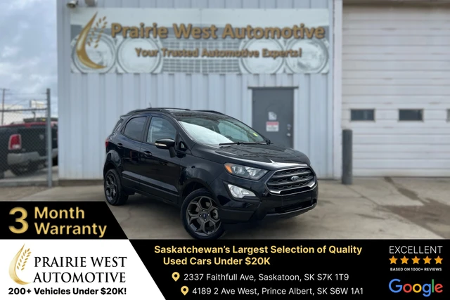 2018 Ford Eco Sport SES 4WD | No Accident | Low KM, schwarz, 82.915 km, Import Kanada — Foto 1