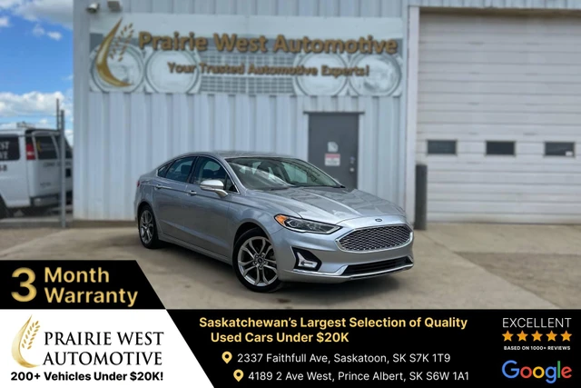 2020 Ford Fusion Titanium Hybrid | Command Start | Sunroof, silber, 124.167 km, Import Kanada — Foto 1