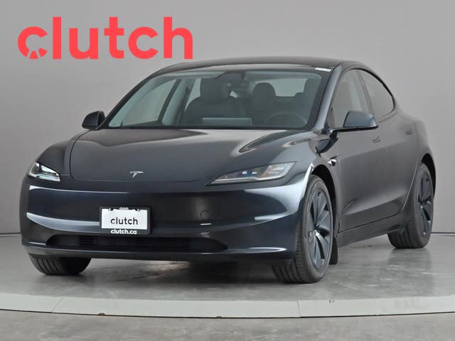 2024 Tesla Model 3 Standard Range Plus, schwarz, 48.931 km, Import Kanada — Foto 1