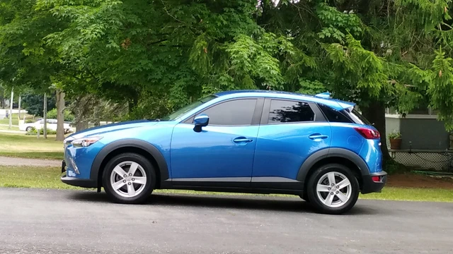 2017 Mazda Cx3 GX, blau, 123.999 km, Import Kanada — Foto 1