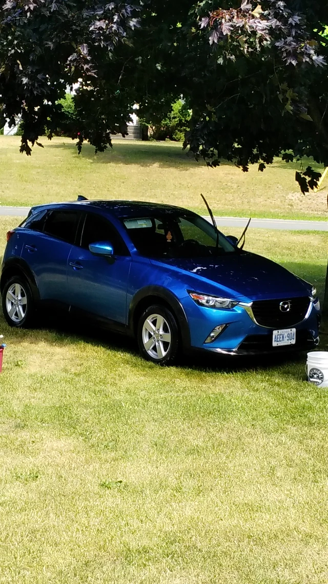 2017 Mazda Cx3 GX, blau, 123.999 km, Import Kanada — Foto 2 z 4