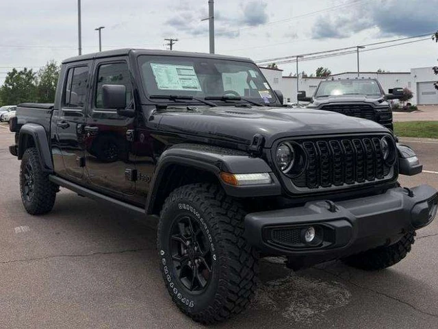2026 Jeep Gladiator Willys V6 $179 WEEKLY, schwarz, 4.557 km, Import Kanada — Foto 2 z 8