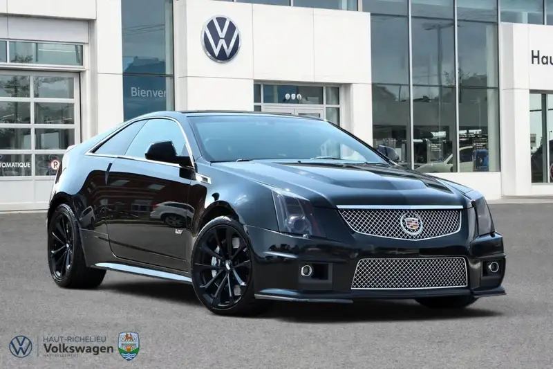 2011 Cadillac CTS-V + CORSA EXHAUST + LINGENFELTER + JAMAIS ACCI, schwarz, 119.484 km, Import Kanada — Foto 1