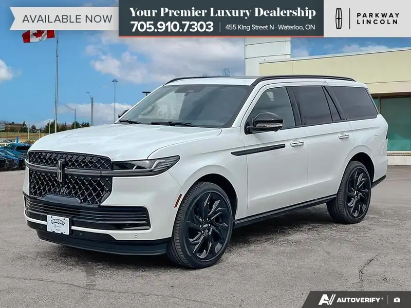 2027 Lincoln Navigator Reserve | 202A | LTHR | HTD STEER WHEEL, weiß, 2 km, Import Kanada — Foto 1