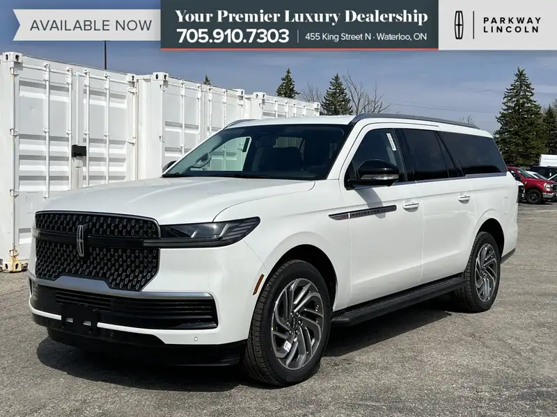 2026 Lincoln Navigator L Reserve, weiß, 250 km, Import Kanada — Foto 1