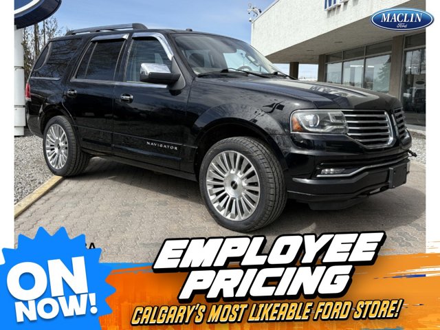2016 Lincoln Navigator HTD/CLD LEATHER 22 INCH WHEELS, schwarz, 166.002 km, Import Kanada — Foto 1