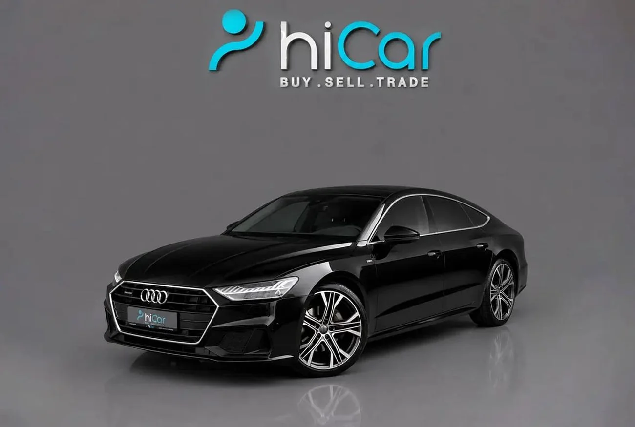 2020 Audi A7, schwarz, 114.064 km, Import VAE — Foto 1