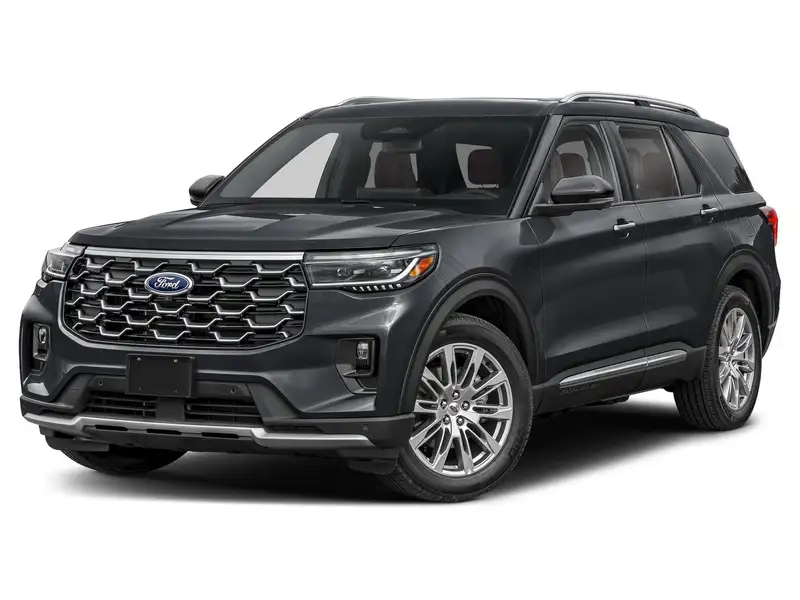 2027 Ford Explorer Platinum 4WD | Twin-Panel Moonroof | Luxury Leathe, schwarz, 0 km, Import Kanada — Foto 1