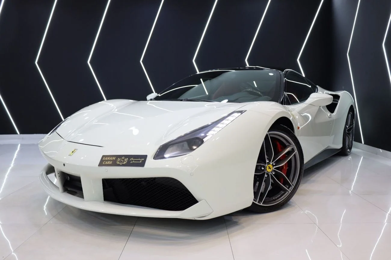 2017 Ferrari 488, weiß, 27.000 km, Import VAE — Foto 1