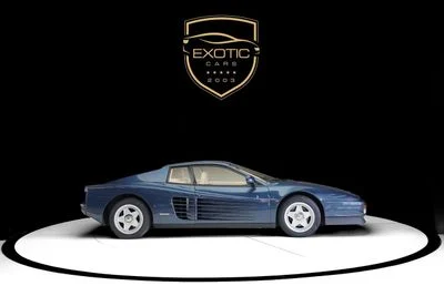 1987 Ferrari Testarossa, blau, 24.000 km, Import VAE — Foto 6 z 16