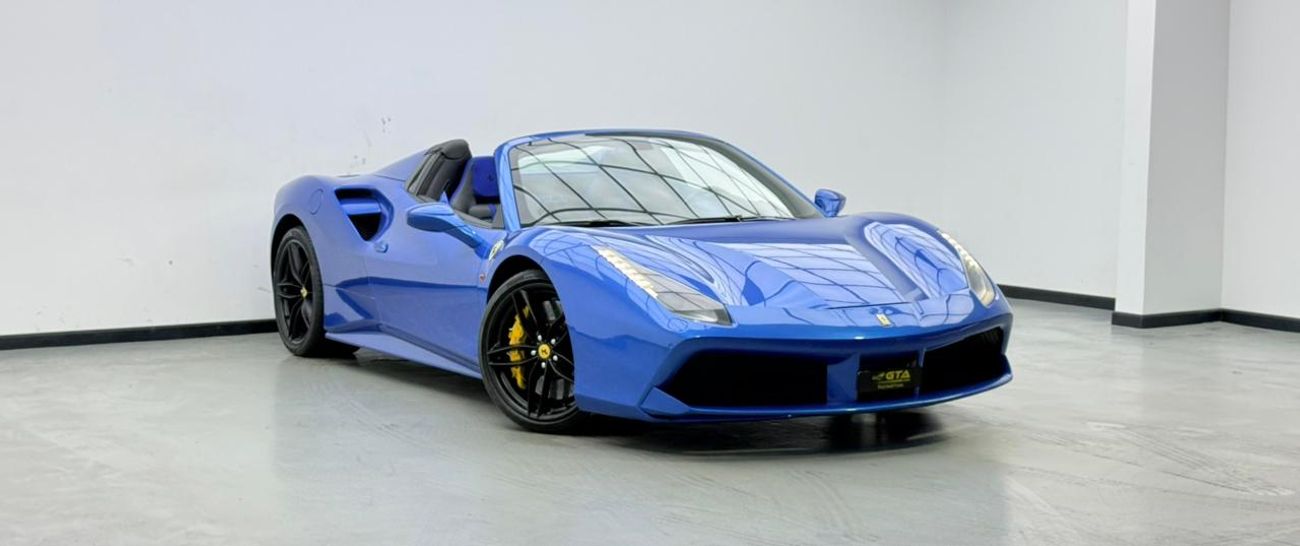 2016 Ferrari 488 Spider STANDARD, blau, 57.236 km, Import VAE — Foto 1