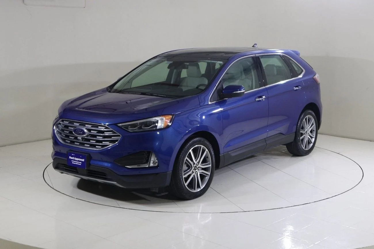 2023 Ford Edge TITANIUM, blau, 14.700 km, Import VAE — Foto 1