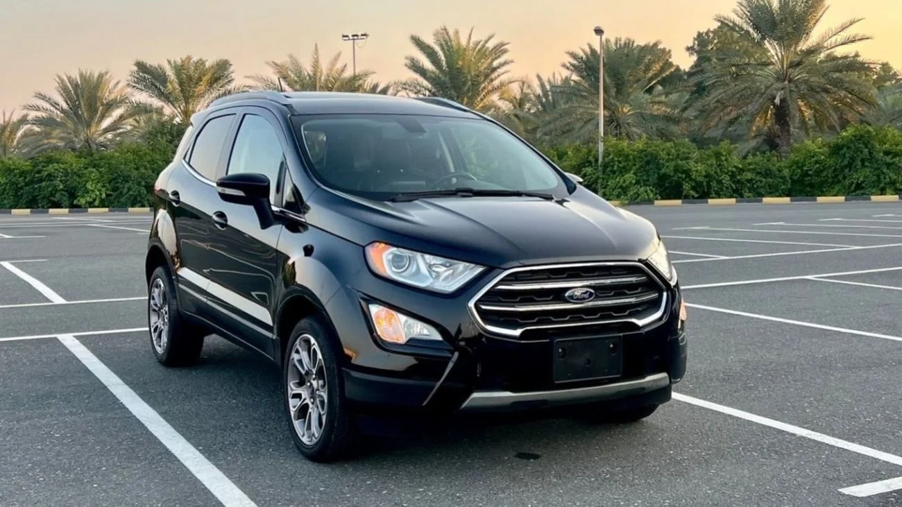 2020 Ford EcoSport TITANIUM, schwarz, 68.000 km, Import VAE — Foto 1