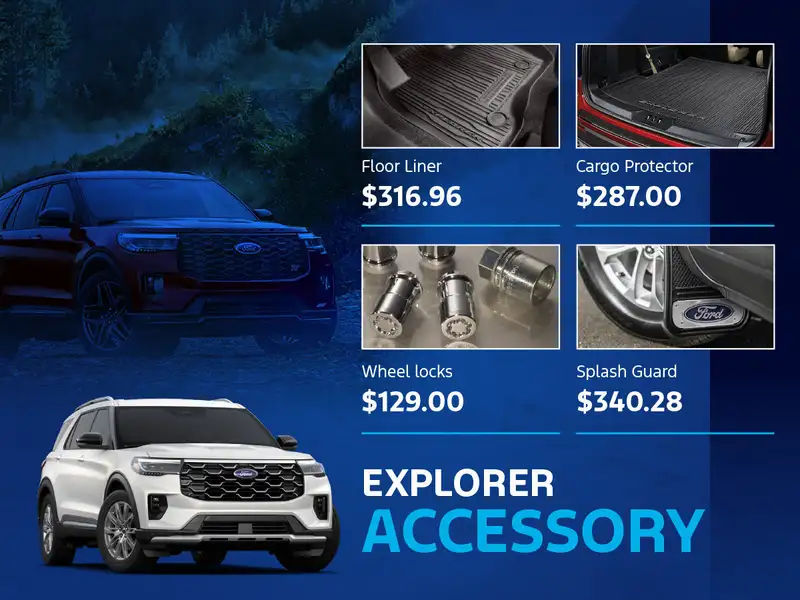 2027 Ford Explorer Active w/200A Pkg, grau, 0 km, Import Kanada — Foto 3 z 5
