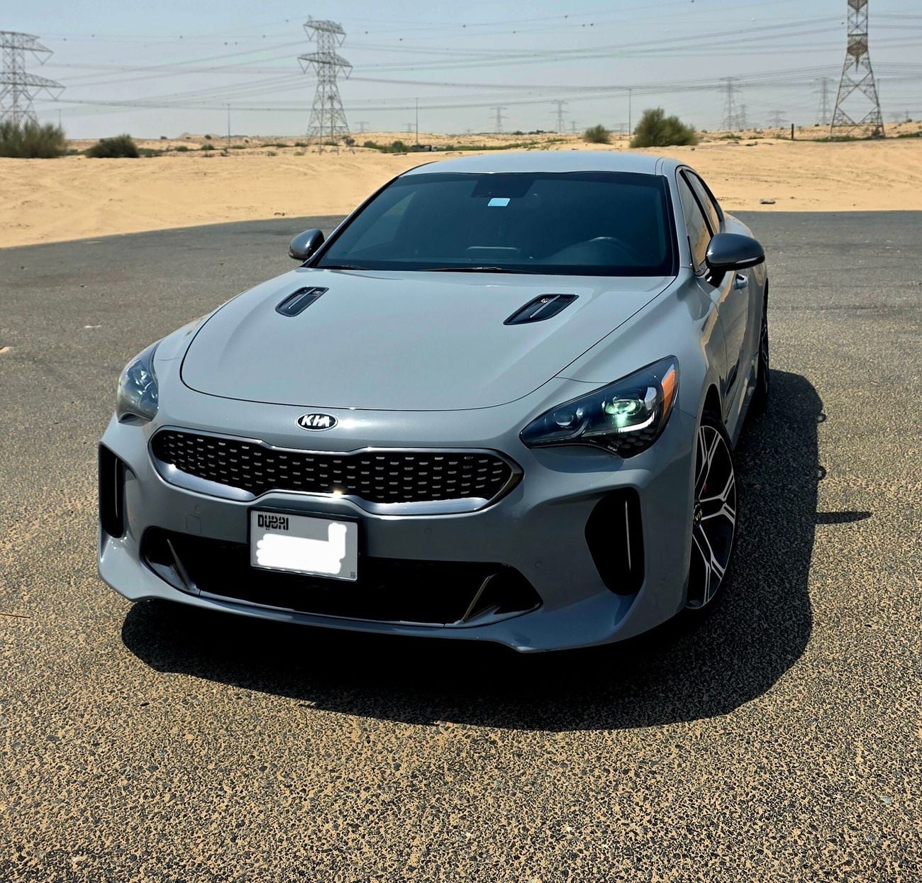 2021 Kia Stinger GT, grau, 82.000 km, Import VAE — Foto 1