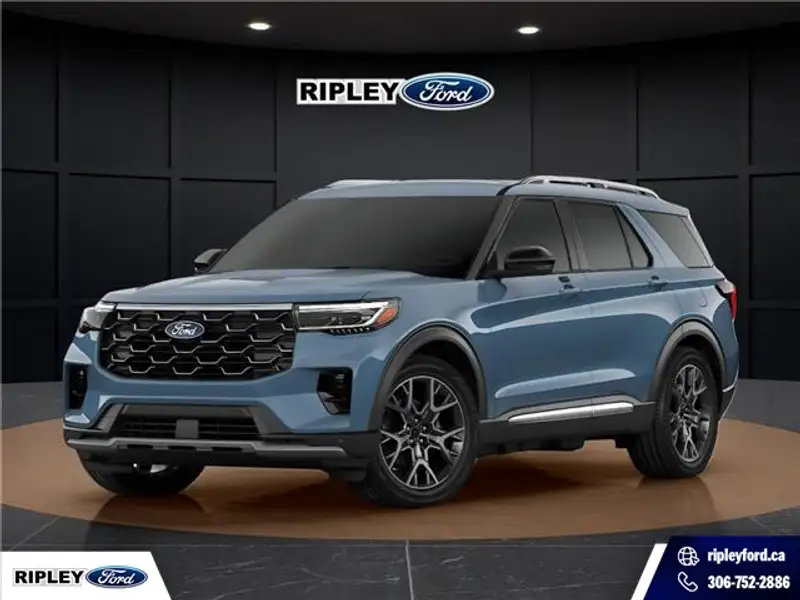 2027 Ford Explorer Platinum, blau, 0 km, Import Kanada — Foto 1