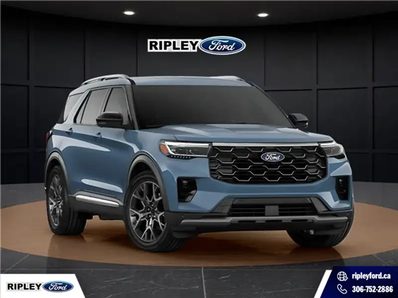 2027 Ford Explorer Platinum, blau, 0 km, Import Kanada — Foto 4 z 7