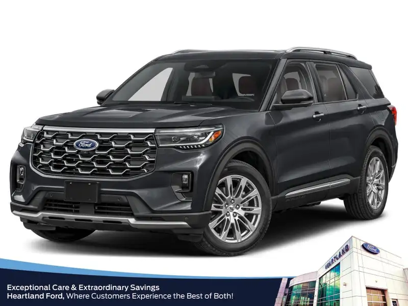 2027 Ford Explorer Platinum 4WD, schwarz, 0 km, Import Kanada — Foto 1