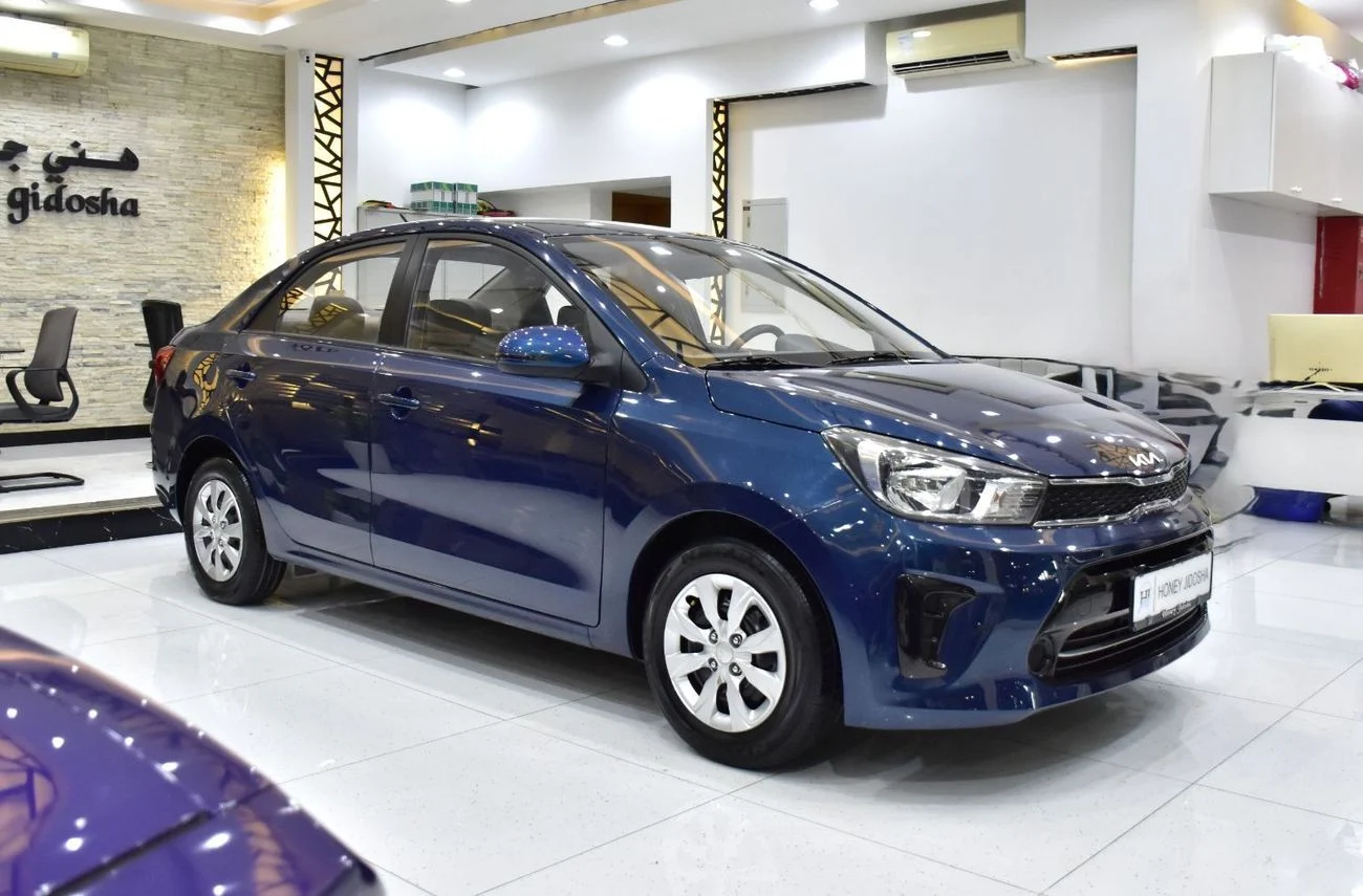 2022 Kia Pegas EX, blau, 61.000 km, Import VAE — Foto 1