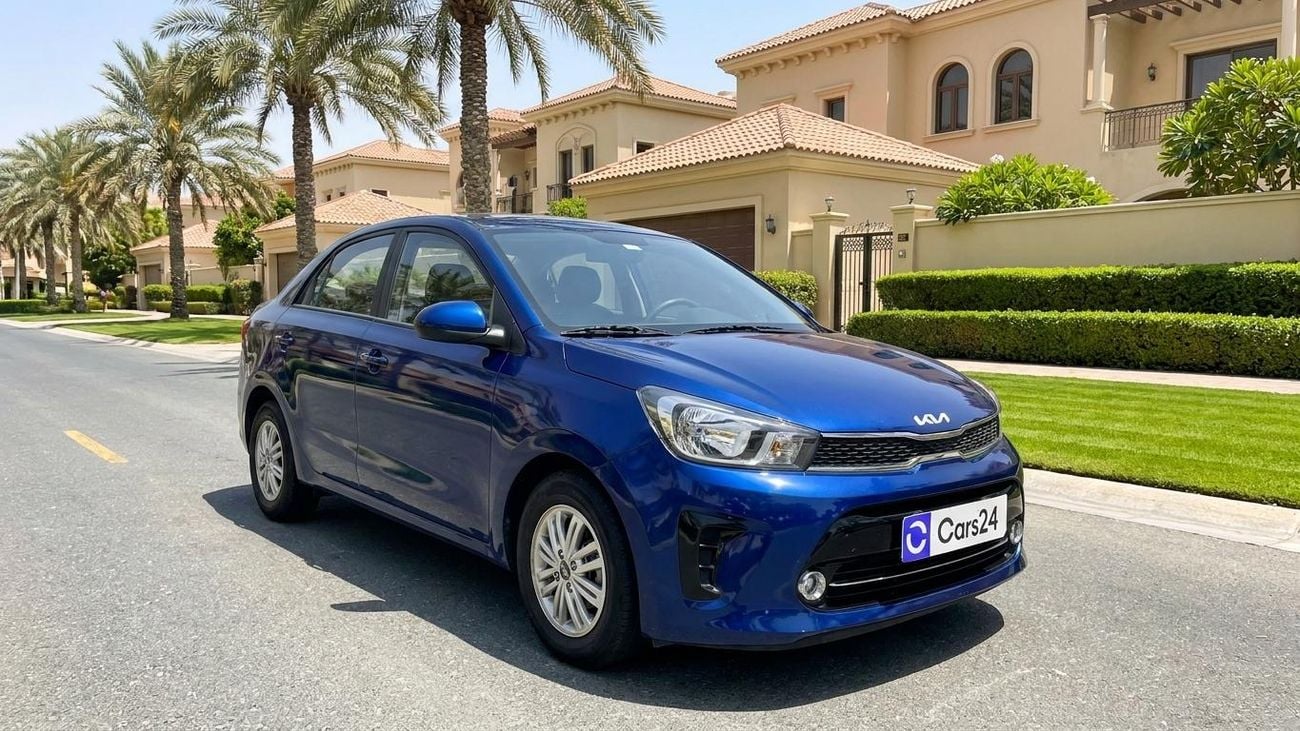 2024 Kia Pegas EX, blau, 15.832 km, Import VAE — Foto 1