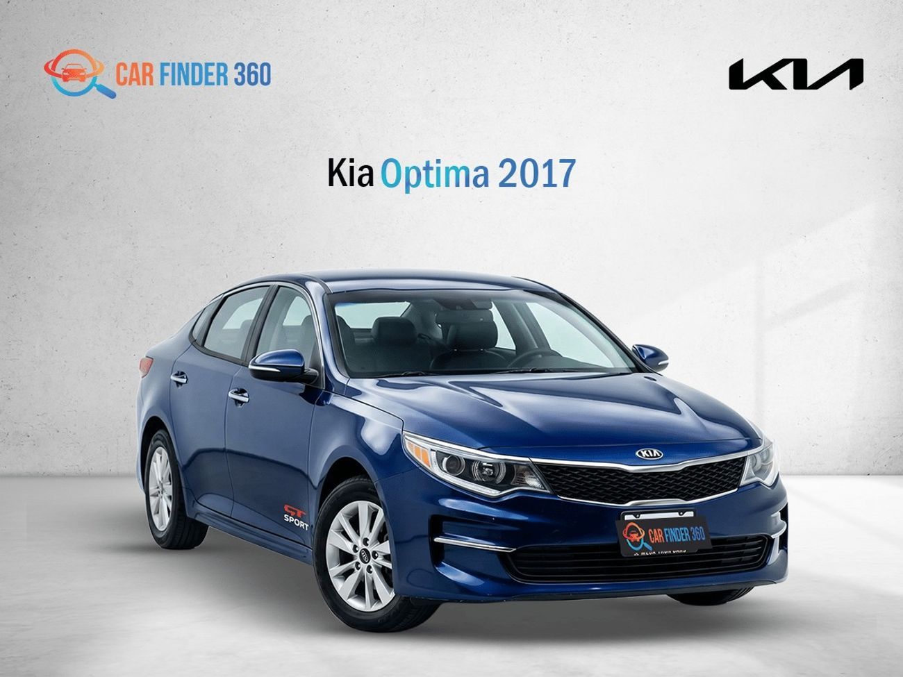 2017 Kia Optima LX, blau, 171.000 km, Import VAE — Foto 1