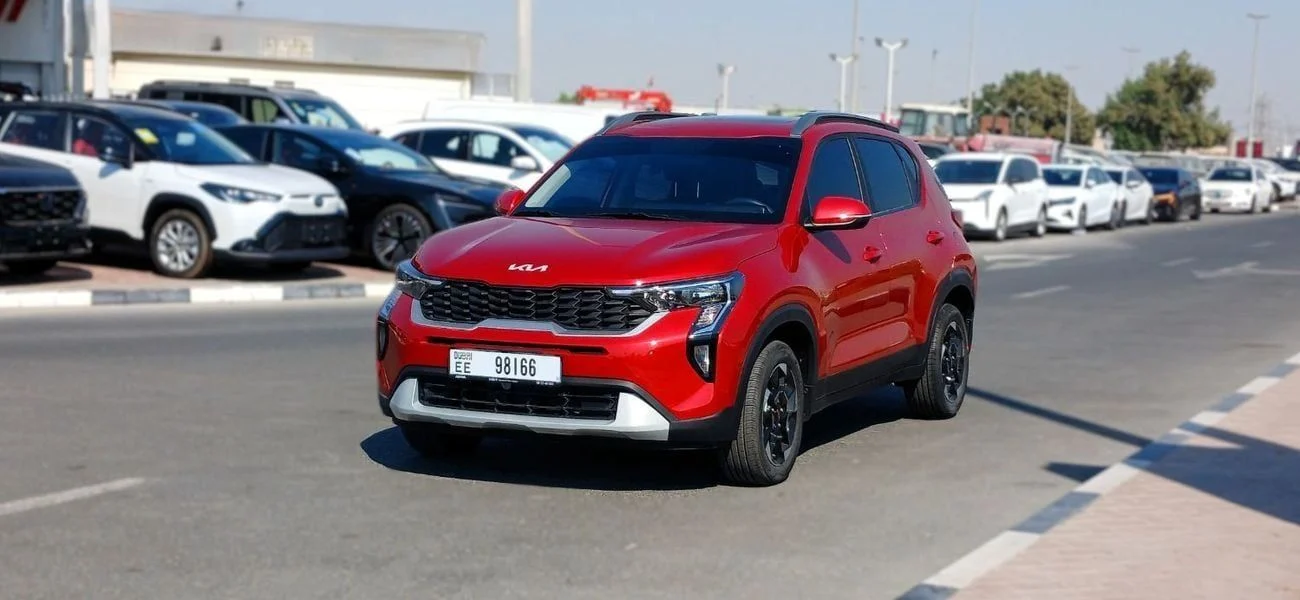 2025 Kia Sonet EX, rot, 0 km, Import VAE — Foto 1