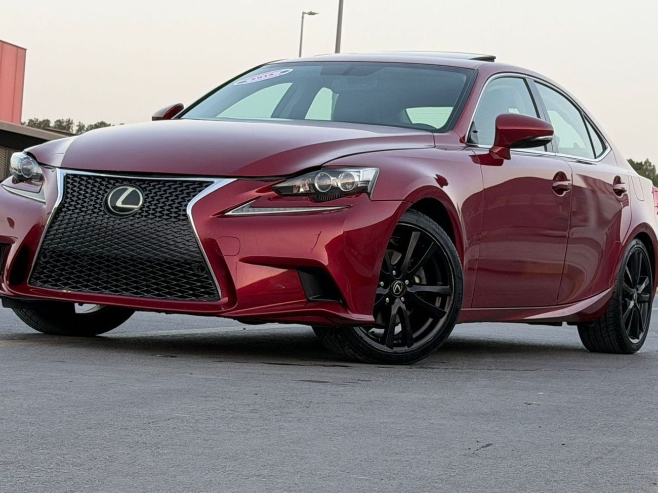 2014 Lexus IS250 PREMIER, rot, 158.000 km, Import VAE — Foto 1