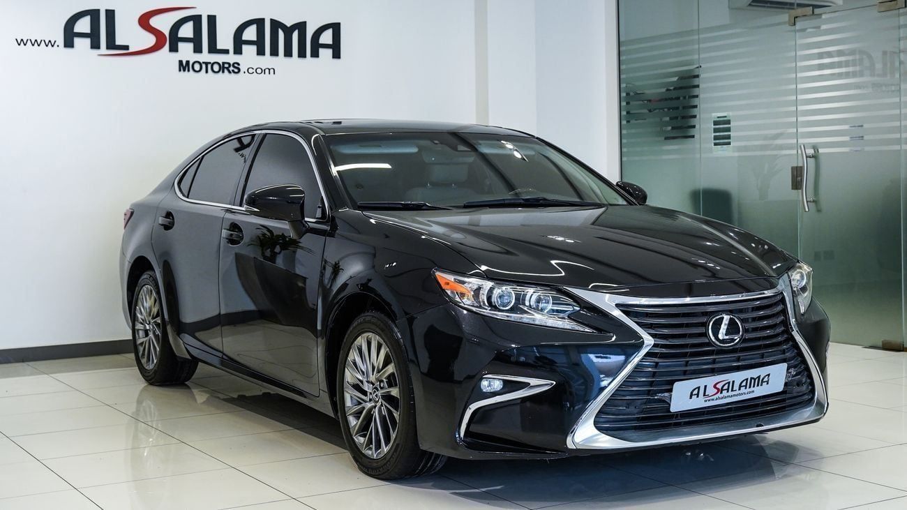 2016 Lexus ES350 PLATINUM, schwarz, 159.000 km, Import VAE — Foto 1