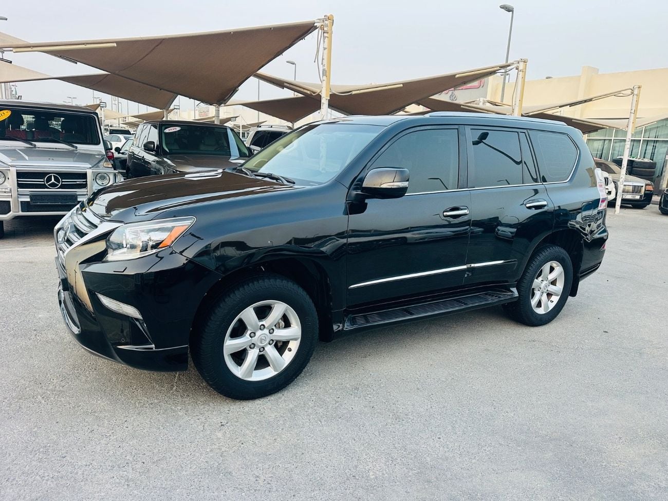 2017 Lexus GX460 PREMIER, schwarz, 172.000 km, Import VAE — Foto 1