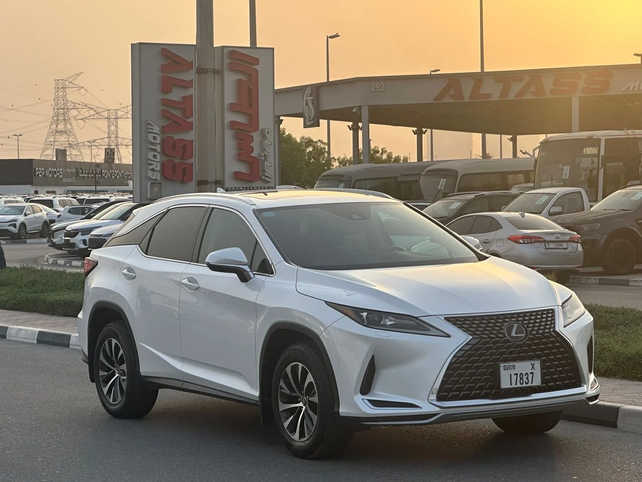 2020 Lexus RX350 PLATINUM, weiß, 62.000 km, Import VAE — Foto 1