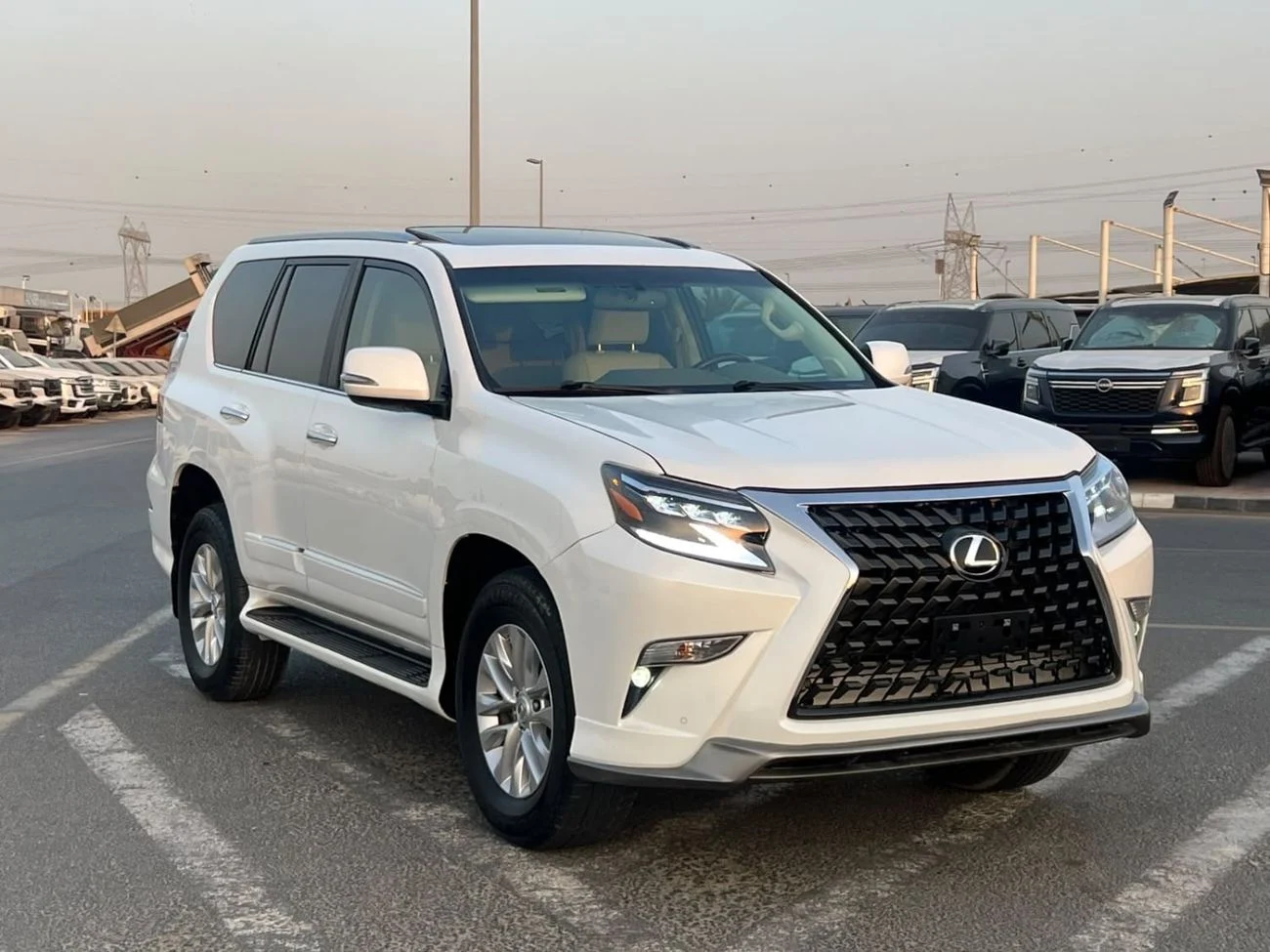 2018 Lexus GX460, weiß, 69.000 km, Import VAE — Foto 1