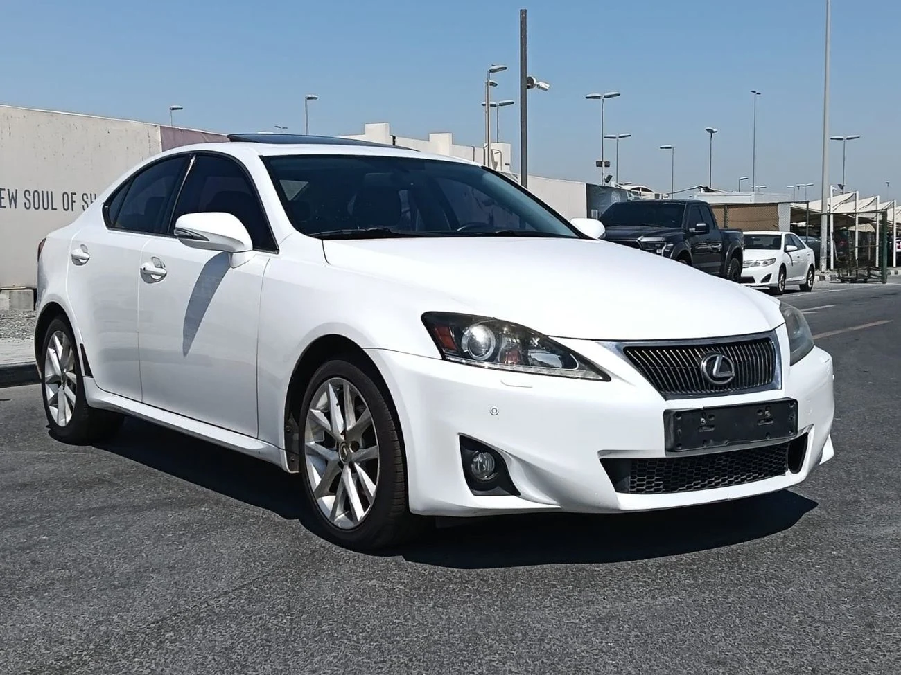 2011 Lexus IS250 PREMIER, weiß, 132.000 km, Import VAE — Foto 1