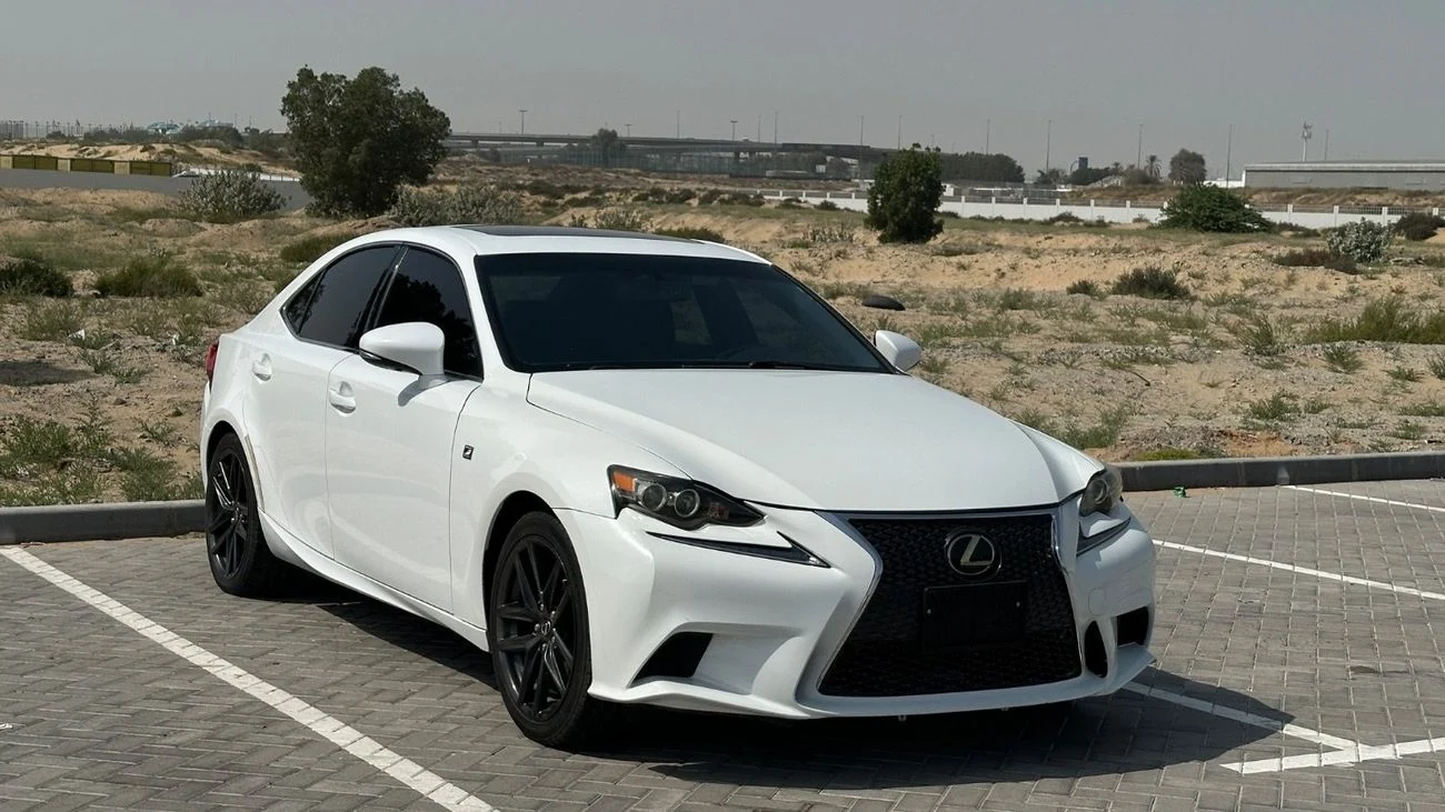 2014 Lexus IS250, weiß, 155.000 km, Import VAE — Foto 1