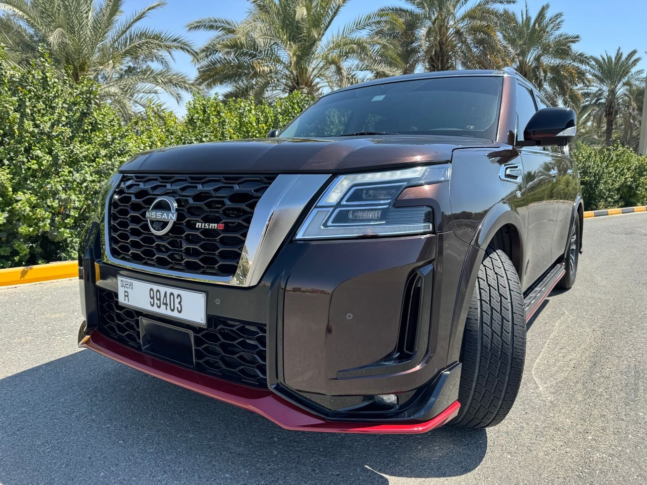 2018 Nissan Armada PLATINUM, braun, 120.000 km, Import VAE — Foto 1