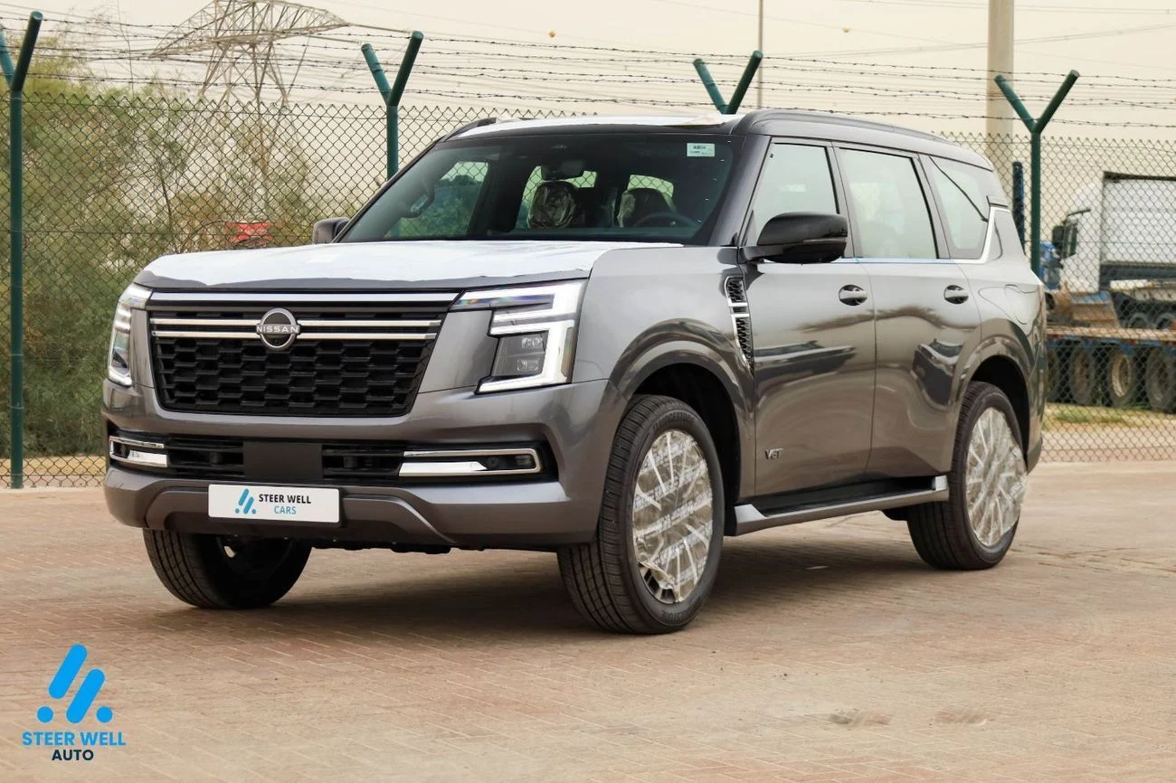2026 Nissan Patrol LE PLATINUM CITY, grau, 0 km, Import VAE — Foto 1